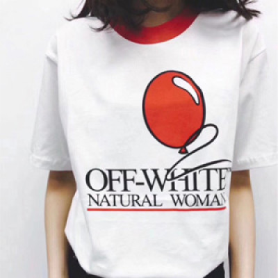 오프화이트 2018 여성용 티셔츠 WM289, ASP