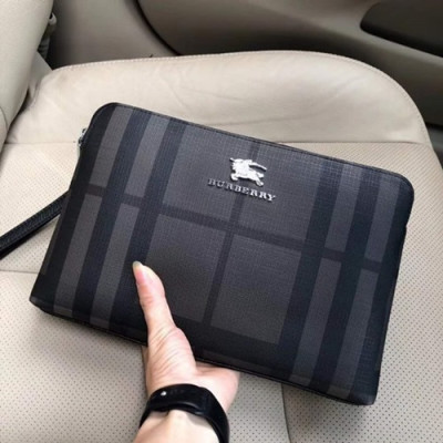 [버버리]빈티지체크 래더 클러치백 bu0007b - Burberry VintageCheck Leather Check Mens Clutch Bag