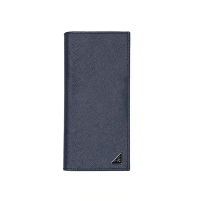 [프라다] 사피아노 블루 2MV836 남성용 장지갑 pr0011q - Prada Saffiano Blue Mens Wallet