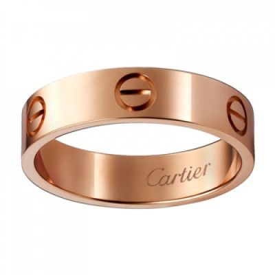 [까르띠에] 러브링 로즈 골드 B4085200 커플링 - ca0014z Cartier Love Ring Band Rose Gold