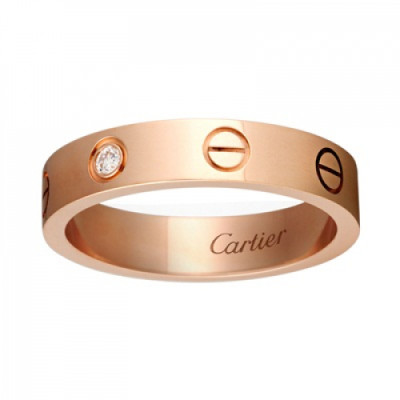 [까르띠에] Love 웨딩 밴드, 다이아몬드 1개 로즈 골드 B4050700 커플링 - ca0018z Cartier Love wedding band, 1 diamond Rose Gold