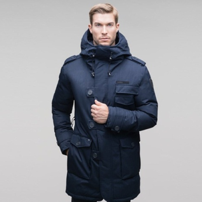 The Shelby 다운코트 남성용 블루 no0005m - Nobis The Shelby Down Coat Men Blue