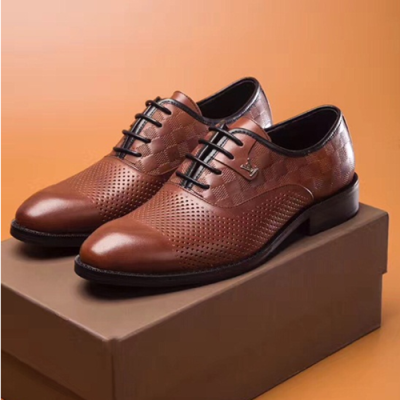 [루이비통] 스트레이트스팁 브라운 남성용 구두 lv0006x - Louis Vuitton Straighi Tip Brown Mens Dress Shoes