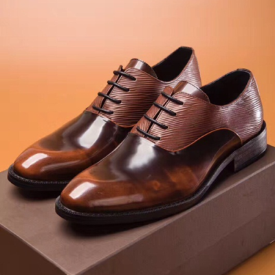 [루이비통] 스트레이트스팁 리슐리외 브라운 남성용 구두 lv0008x - Louis Vuitton Straighi Tip Brown Mens Dress Shoes