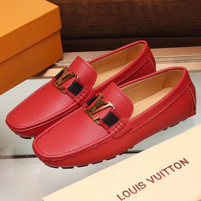 [루이비통] 유팁 모카신 레더 남성용 신발 lv0013x - Louis Vuitton U-Tip Mokasin Leather Mens Shoes