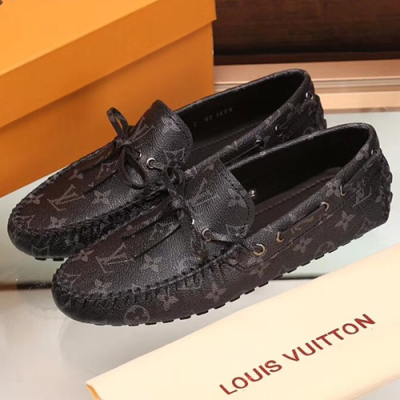 [루이비통] 유팁 모카신 레더 남성용 신발 lv0015x - Louis Vuitton U-Tip Mokasin Leather Mens Shoes