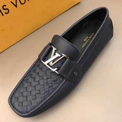 [루이비통] 유팁 몬테 카를로 레더 다크블루 남성용 신발 lv0035x - Louis Vuitton U-Tip Monte Carlo Leather Darkblue Mens Shoes