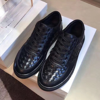 [보테가 베네타] 인테르치아토 블랙 남성용 스니커즈 bv0001x - Bottega Veneta Intereu chiato Black Mens Sneakers