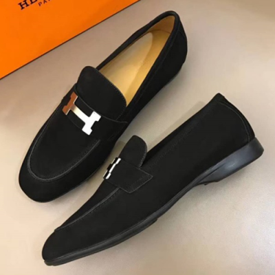 [에르메스] 패리스 로퍼 스웨이드 남성용 신발 he0003x - Hermes Paris loafer Suede Mens Shoes