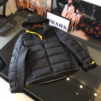 Prada 2018 Mens Down Padding - 프라다 남성 클래식 다운패딩 Pra0300x.Size(M - 3XL)블랙