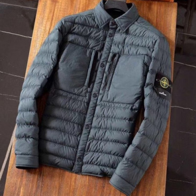 [매장판]Stone Island 2018 Mens Casual Goose Down Jackets - 스톤아일랜드 2018 남성 구스 다운 자켓 Sto001x.Size(s - xl).2색(화이트/그린)