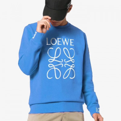 Loewe 2018 Mens Cotton Round Tshirt - 로에베 남성 코튼 라운드티 Loe001x.3색 (블랙/화이트/블루)Size(M - 3XL)