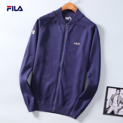 FILA 2018 MENS ZIP-UP HOOD TEE - 휠라 남성 후드타입 집업티 FIL001 , 2색 (블루/블랙)