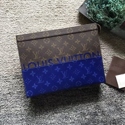 Louis Vuitton Monogram Man  Clutch Bag,26cm - 루이비통 모노그램 남성용 클러치백 M61692,LOUB0023 ,26cm,2색(브라운,블랙)