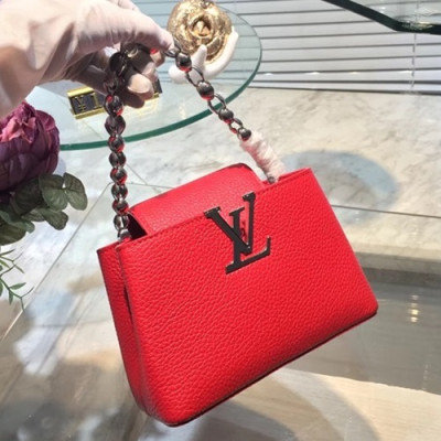 [커스텀급]Louis Vuitton Capucines Mini Chain Cross Bag,20cm- 루이비통 카프신 미니 체인 크로스백 M42935,LOUB0069 ,20CM