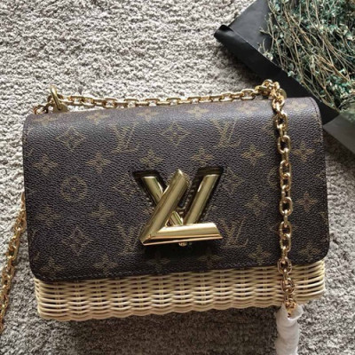 Louis Vuitton Monogram Chain Shoulder Cross Bag,19/23cm - 루이비통 모노그램 체인 숄더 크로스백,M62555,LOUB0163,19/23cm,브라운