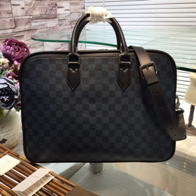 Louis Vuitton Dandy Slim Briefcase Mens Business,38cm - 루이비통 댄디 슬림 브리프케이스 남성용 서류가방 N63298,LOUB0215  ,38cm