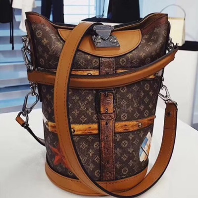 Louis Vuitton Duffle Time Trunk Tote Shoulder Bag,22cm - 루이비통 더플 타임 트렁크 토트 숄더백 M52276,LOUB0288 ,22cm