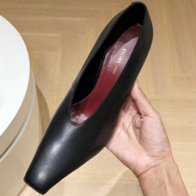 Celine 2018 Ladies Modern Leather High-heel Pumps  - 셀린느 여성 모던 레더 하이힐 펌프스 Cel0014x.Size(225 - 245).블랙