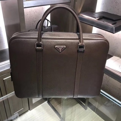 Prada Saffiano Mens Business Bag,38CM - 프라다 사피아노  남성용 서류가방 2VE871-2 ,38CM