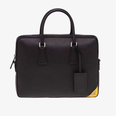 Prada Saffiano Mens Business Bag,36CM - 프라다 사피아노  남성용 서류가방 2VE368-3 ,36CM