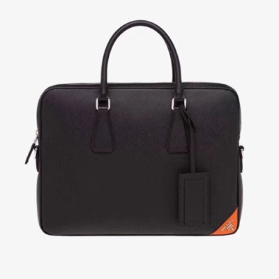 Prada Saffiano Mens Business Bag,36CM - 프라다 사피아노  남성용 서류가방 2VE368-4 ,36CM