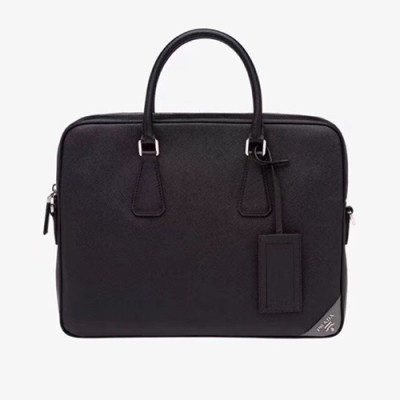 Prada Saffiano Mens Business Bag,36CM - 프라다 사피아노  남성용 서류가방 2VE368-5 ,36CM