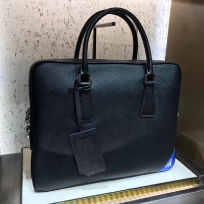 Prada Saffiano Mens Business Bag,36CM - 프라다 사피아노  남성용 서류가방 2VE368-9 ,36CM