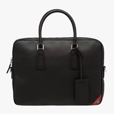 Prada Saffiano Mens Business Bag,36CM - 프라다 사피아노  남성용 서류가방 2VE368-10 ,36CM
