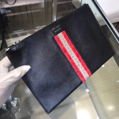 Prada Mens Clutch Bag,28CM - 프라다  남성용 클러치백 2NG005-2,28CM