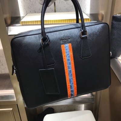 Prada Saffiano Mens Business Bag,36CM - 프라다 사피아노  남성용 서류가방 2VE368-15 ,36CM