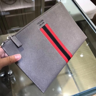 Prada Mens Clutch Bag,28CM - 프라다  남성용 클러치백 2NG005-6,28CM