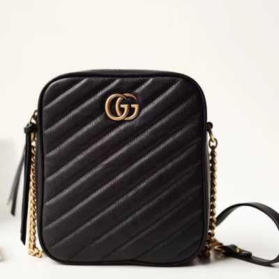 Gucci GG Marmont Women Mini Chain Shoulder Bag,16CM - 구찌 GG 마몬트 여성용 미니 체인 숄더백 550155, GUB0030,16CM