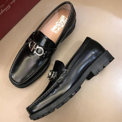 FERRAGAMO 2018 MENS U-TIP LEATHER LOAFER  - 페레가모 남성 유팁 레더 로퍼 FER0050 , 사이즈 (240 - 265)