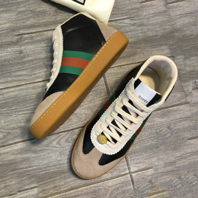 GUCCI 2018 MENS LEATHER ANKLE SKEAKERS - 구찌 남성 레더 앵클 스니커즈 GUC0101 , 사이즈 (240 - 270)