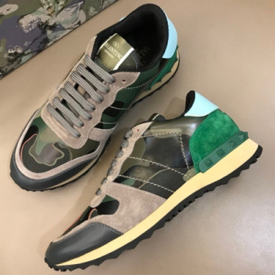 Valentino 2018 Mens Leather Sneakers/Running shoes - 발렌티노 남성 신상 레더 스니커즈/운동화 VAL0015 , 사이즈 (240 - 275)