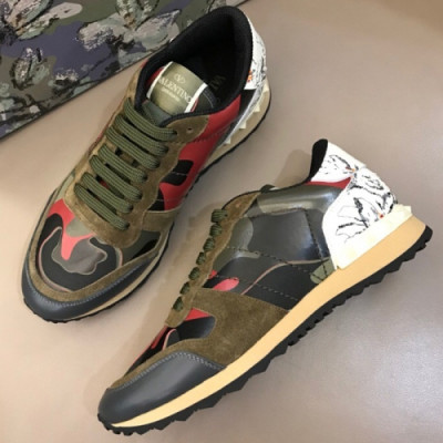 Valentino 2018 Mens Leather Sneakers/Running shoes - 발렌티노 남성 신상 레더 스니커즈/운동화 VAL0024 , 사이즈 (240 - 275)