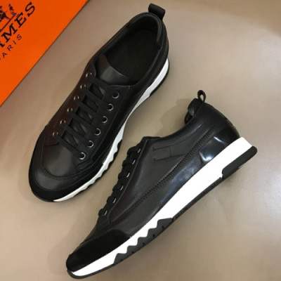 Hermes 2018 Mens Leather Sneakers - 에르메스 남성 레더 스니커즈 Her0026.Size(240 - 270)블랙