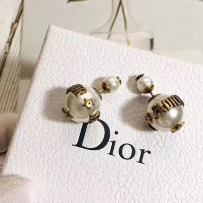 Dior Rose Gold Earring - 디올 여성용 18k도금 로즈 골드 귀걸이