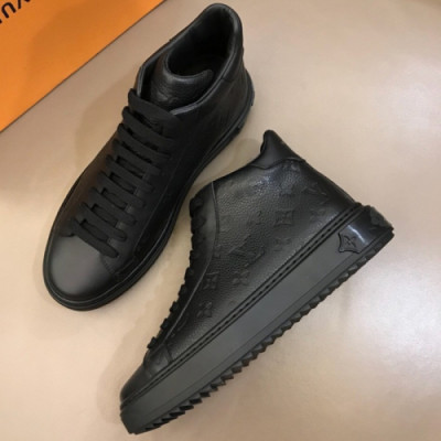 LOUIS VUITTON 2018 MENS LEATHER ANKLE SKEAKERS - 루이비통 남성 레더 앵클 스니커즈 LOU0077 , 사이즈 (240 - 270)