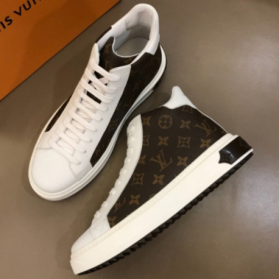 LOUIS VUITTON 2018 MENS LEATHER ANKLE SKEAKERS - 루이비통 모노그램 남성 레더 앵클 스니커즈 LOU0079 , 사이즈 (240 - 270)