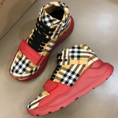 Burberry 2018 Mens Leather Ankle Running Shoes - 버버리 남성 레더 앵클 런닝화 BUR0167 , 사이즈 (240 - 270)