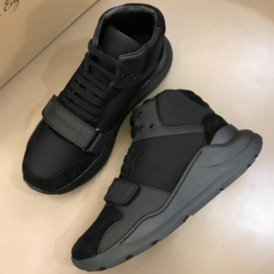 Burberry 2018 Mens Leather Ankle Running shoes - 버버리 남성 레더 앵클 런닝화 BUR0169 , 사이즈 (240 - 270)