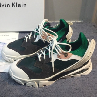 Calvin Klein 2018 Mm/Wm Leather Running Shoes - 캘빈클라인 남자 레더 런닝화 Cal004x.Size(225 - 275).그린