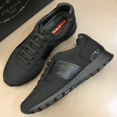 Prada 2018 Mens Leather Sneakers/Running shoes - 프라다 남성 신상 레더 스니커즈/운동화 PRA0096 , 사이즈 (240 - 275)