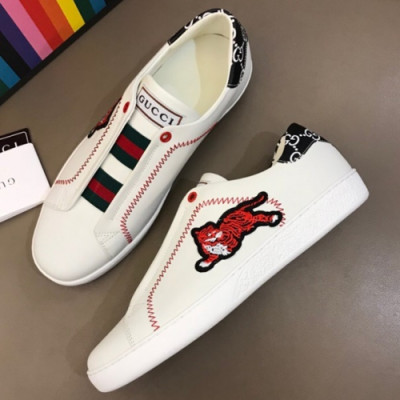 GUCCI 2018 MENS LEATHER SKEAKERS - 구찌 남성 레더 스니커즈 GUC0186 , 사이즈 (240 - 275)