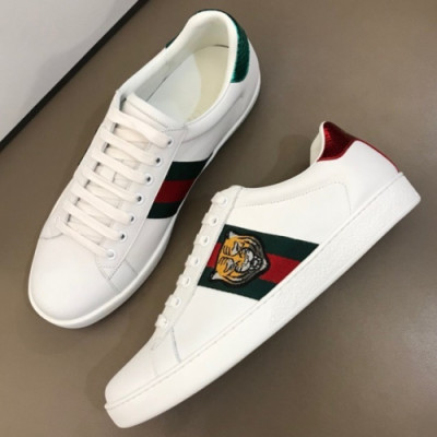 GUCCI 2018 MENS LEATHER SKEAKERS - 구찌 남성 레더 스니커즈 GUC0196 , 사이즈 (240 - 275)