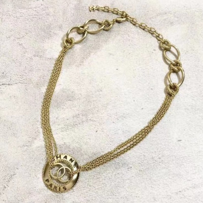 CHANEL Choker  18k Yellow Gold  - 샤넬  여성용 목걸이 18K도금 옐로우 골드