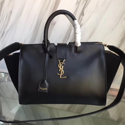 Saint Laurent Women Monogram Dowm Town CaBas Shoulder Bag,30CM - 입생로랑 여성용 모노그램 다운타운 카바스 숄더백 436832,SLB0167,30CM,블랙