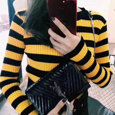 Saint Laurent Women Kate Tassel Chain Shoulder Bag,19CM - 입생로랑 여성용 케이트 태슬 체인 숄더백 452159,SLB0196,19CM,블랙